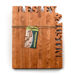 Custom cutting boards, cherry wood