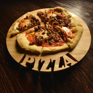 Pizza board - round pizza board - round cutting board - Words with Boards
 - 3