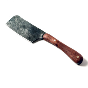 Cheese cutting knife, walnut handle
