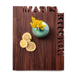 Custom cutting boards, walnut wood