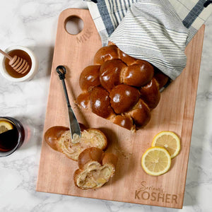 Kosher kitchen - maple cutting board for milk