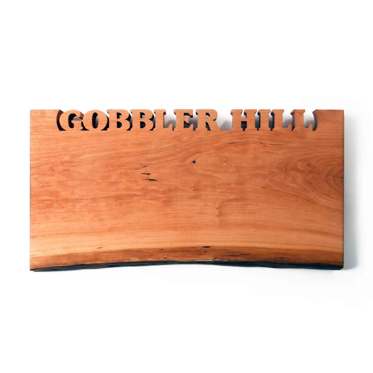 Live edge cutting board, cherry