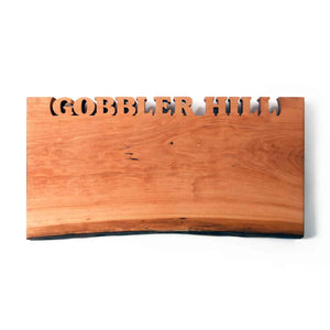 Live edge cutting board, cherry