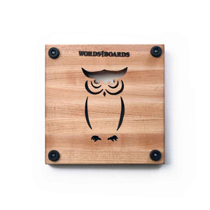 OWL TRIVET - BACK