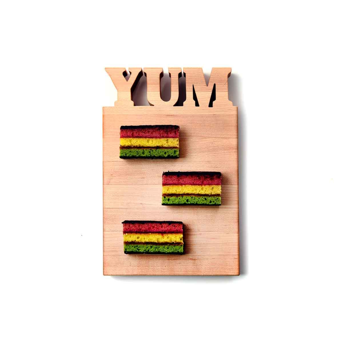 cute cutting board sayings- this one has YUM cut out of wood-bottle opener option