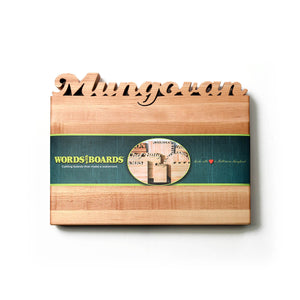 small maple wood cutting board