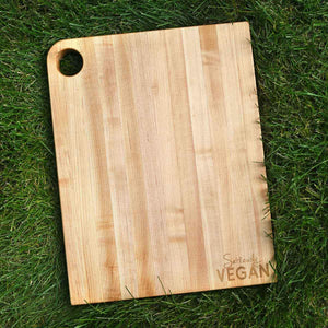 SERIOUSLY  VEGAN ~ Large Cutting Board