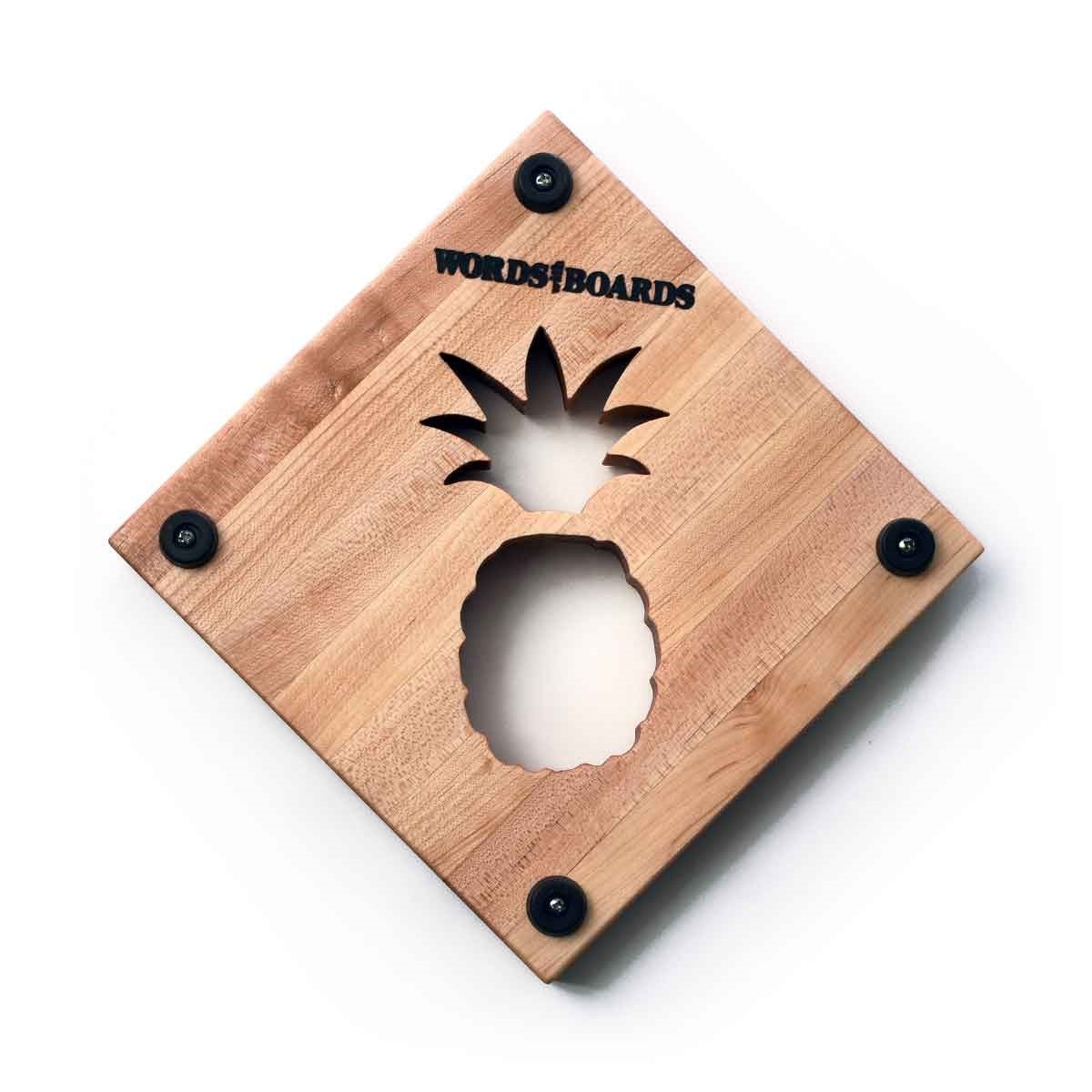 WOODEN TRIVET - PINEAPPLE