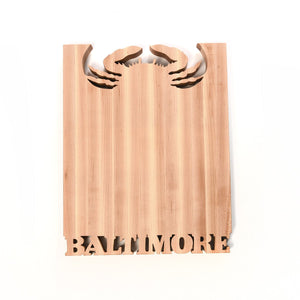 Wood cutting boards for CRAB/BALTIMORE - Words with Boards
 - 1