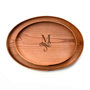WOOD SERVING TRAY - 1