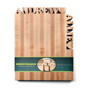 custom cutting boards - maple wood