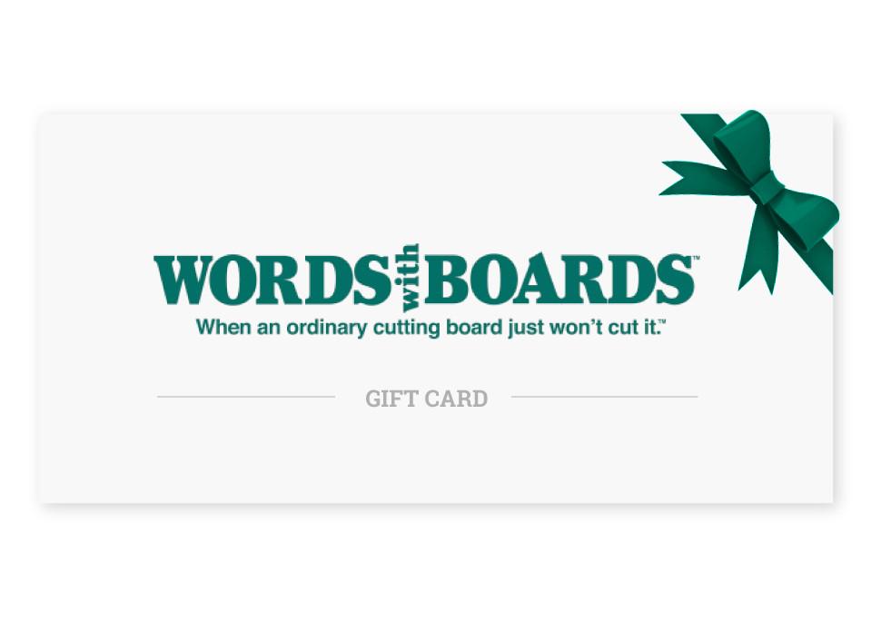 Gift Card - Words with Boards