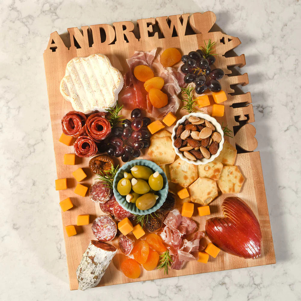 A Personalized Charcuterie Board Makes the Perfect Gift