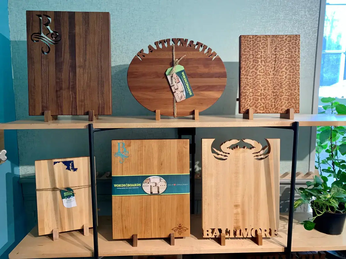 Cutting board holder