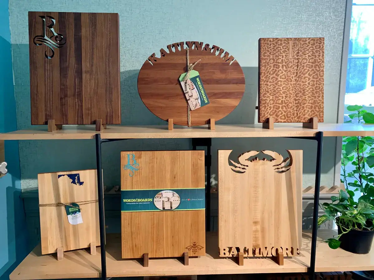 Wooden Kitchen Cutting Board Stand for Cutting Boards Custom Board