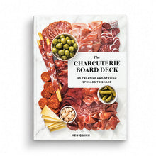 The front cover of the Charcuterie board deck, white background