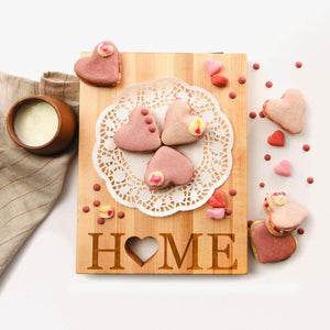 cutting board with heart cut out, Maple wood