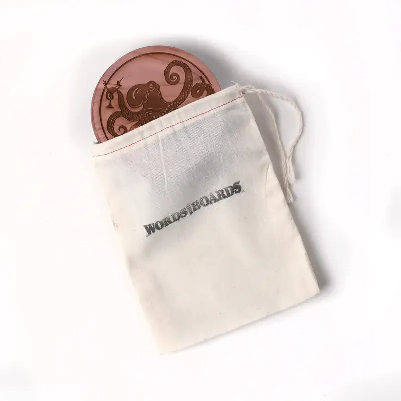 Octopus Wood Coaster