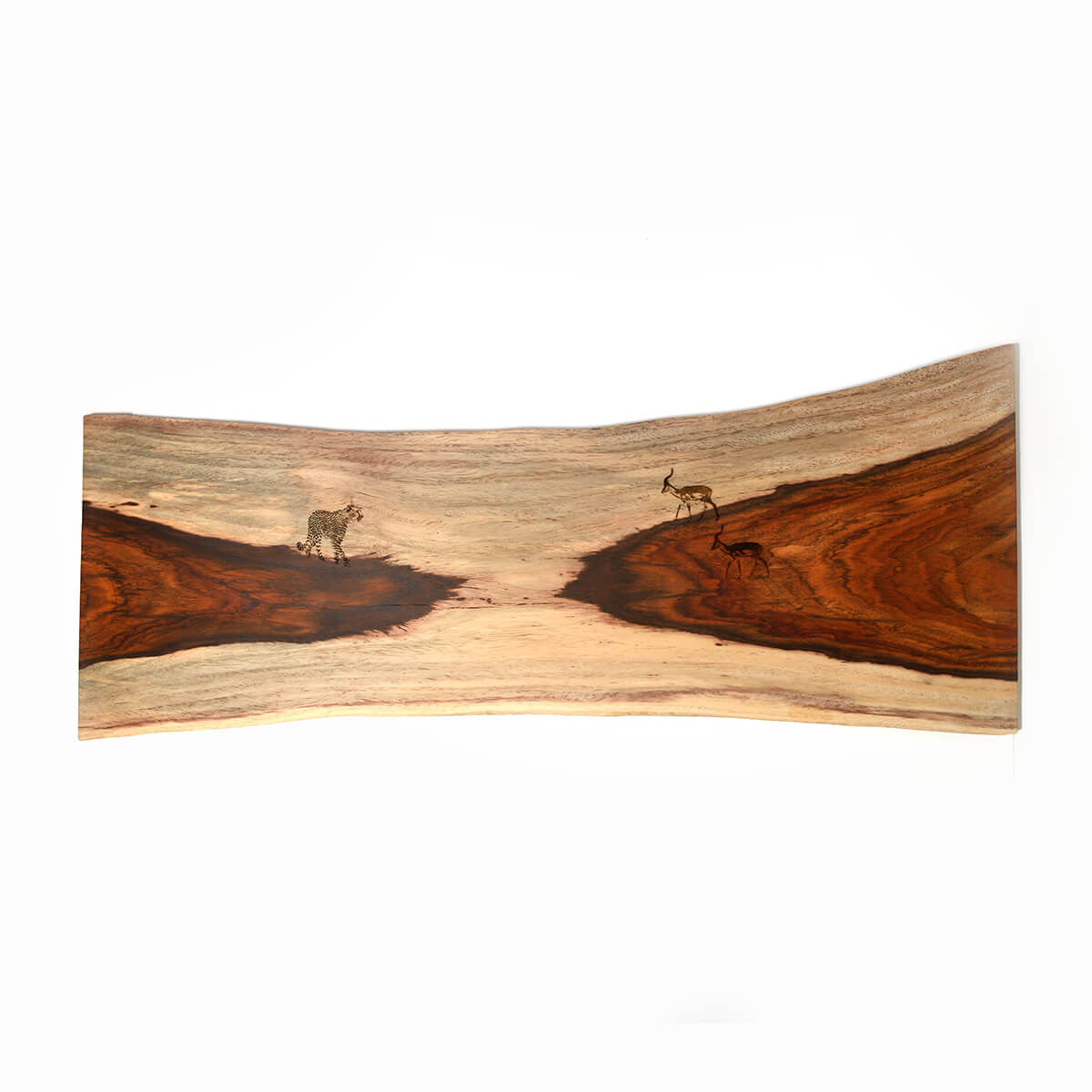 cowboy wall art, on wood