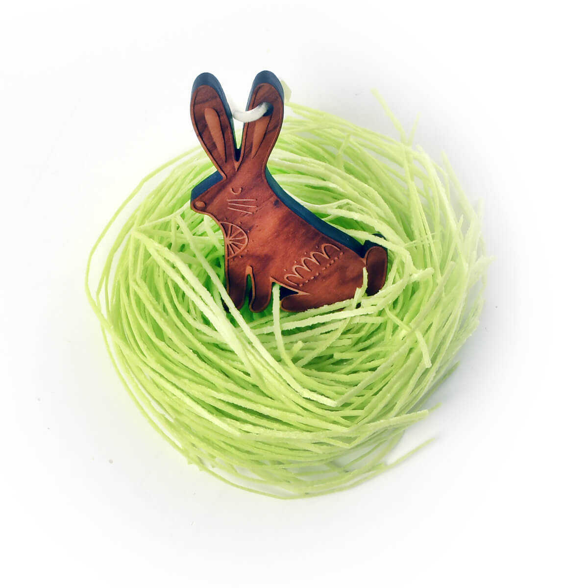 Easter rabbit gift, wood