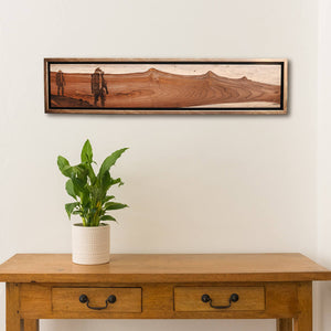 landscape wall art, mars and astronaut