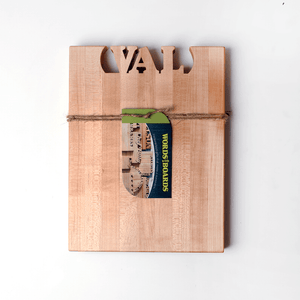 small personalized wood cutting board