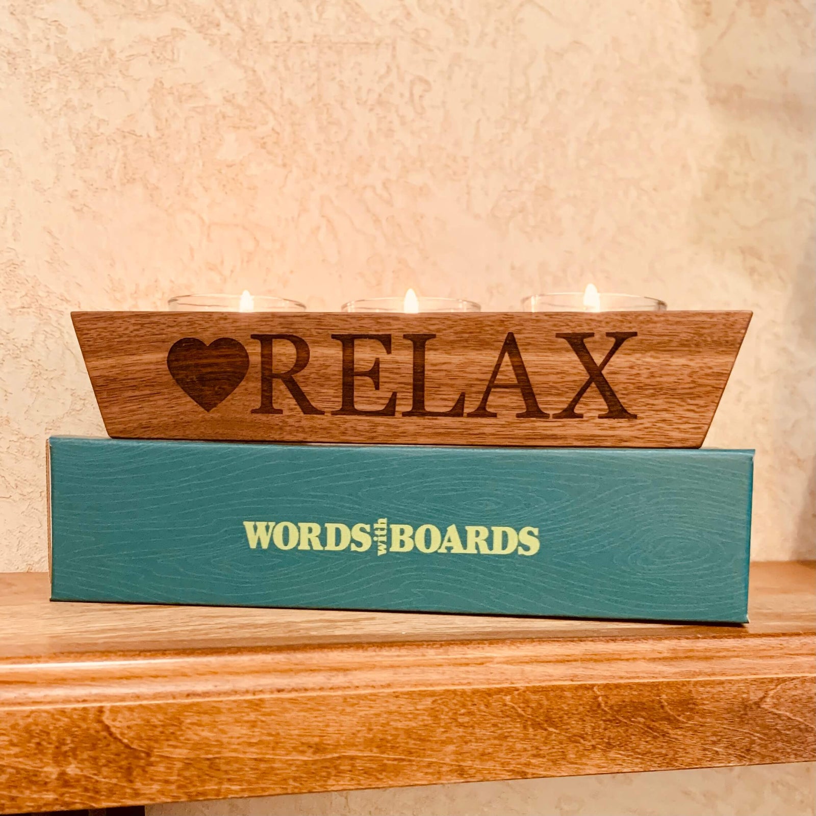 Xoxo 3 tea light holder