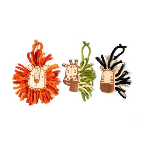 Animal Crafts - set of 4 land animals
