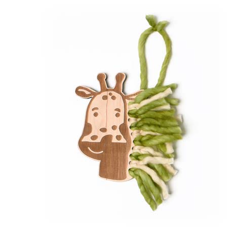 Animal Crafts - giraffe shape with yarn