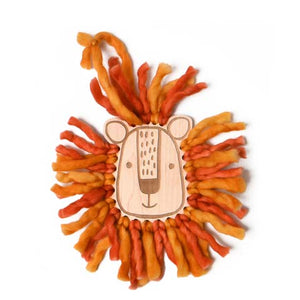 Animal Crafts - Lion shape with yarn