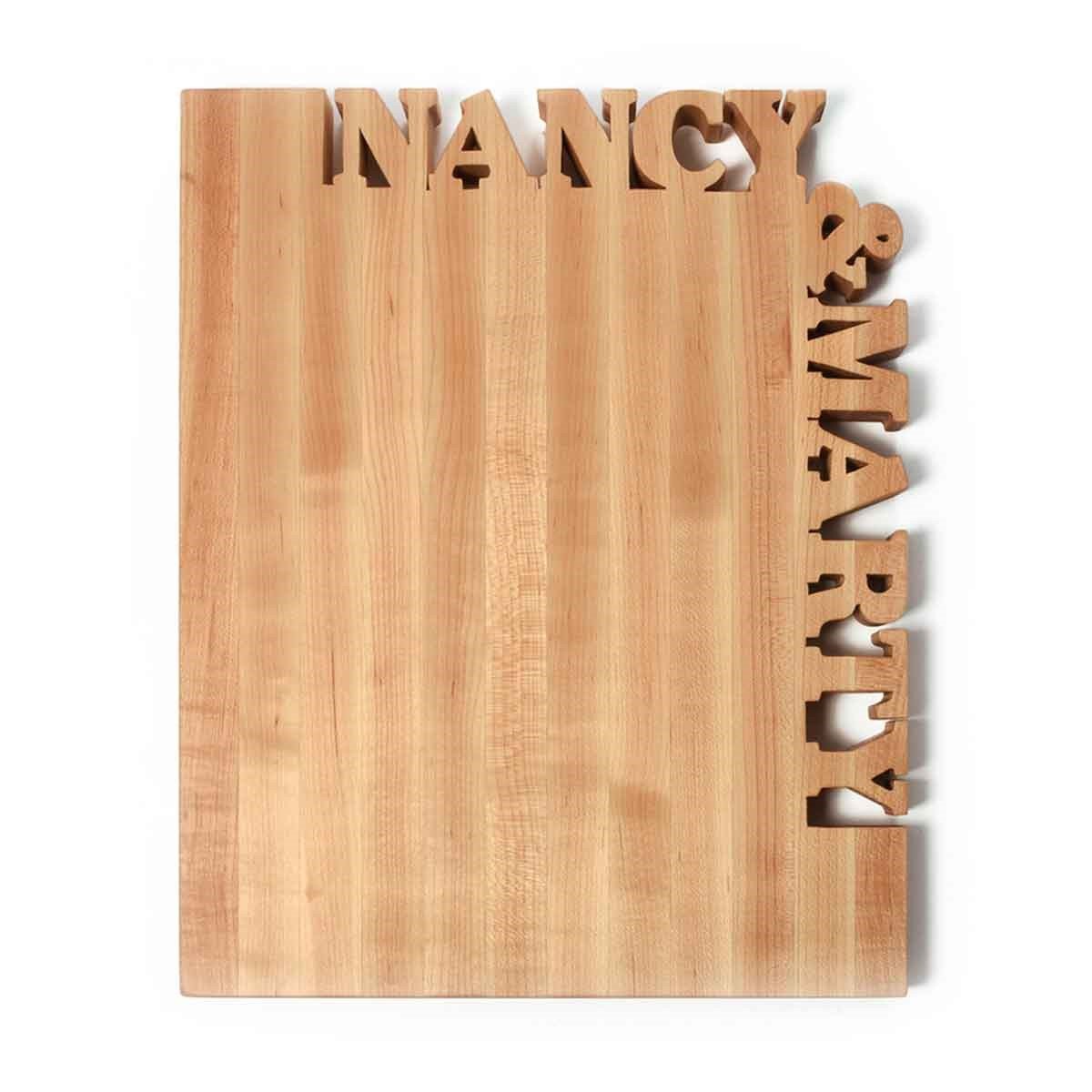 custom cutting boards - maple wood
