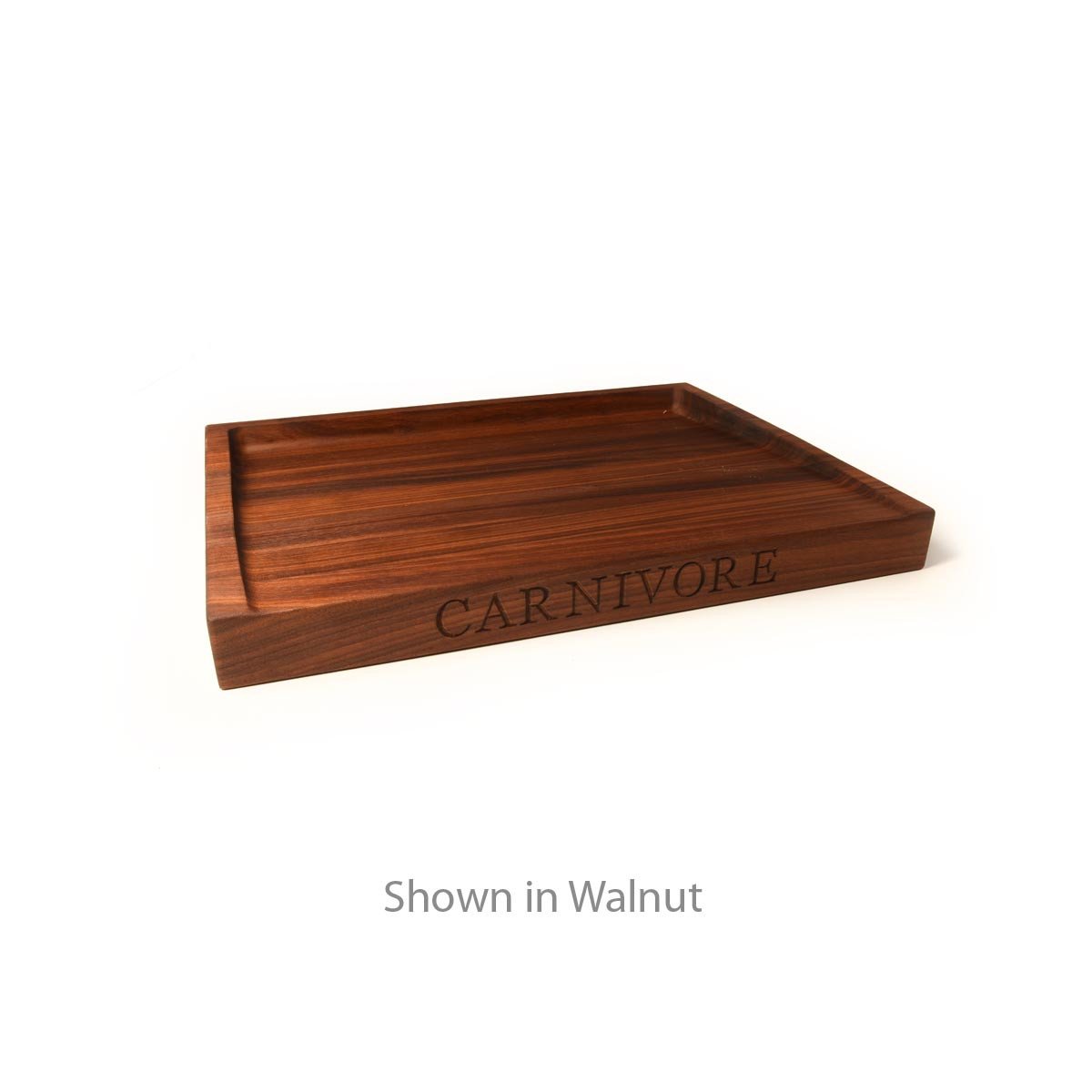 Crate & Barrel Walnut Reversible Cutting Board