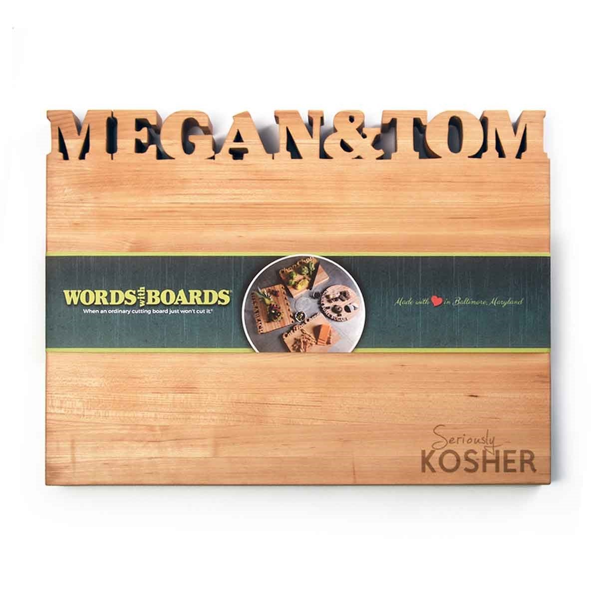Kosher Kitchen- custom cutting board