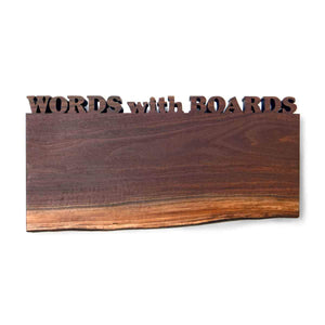 Cutting board with live edge, walnut