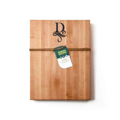 MAPLE CUTTING BOARD - LAPIS STONE INLAY