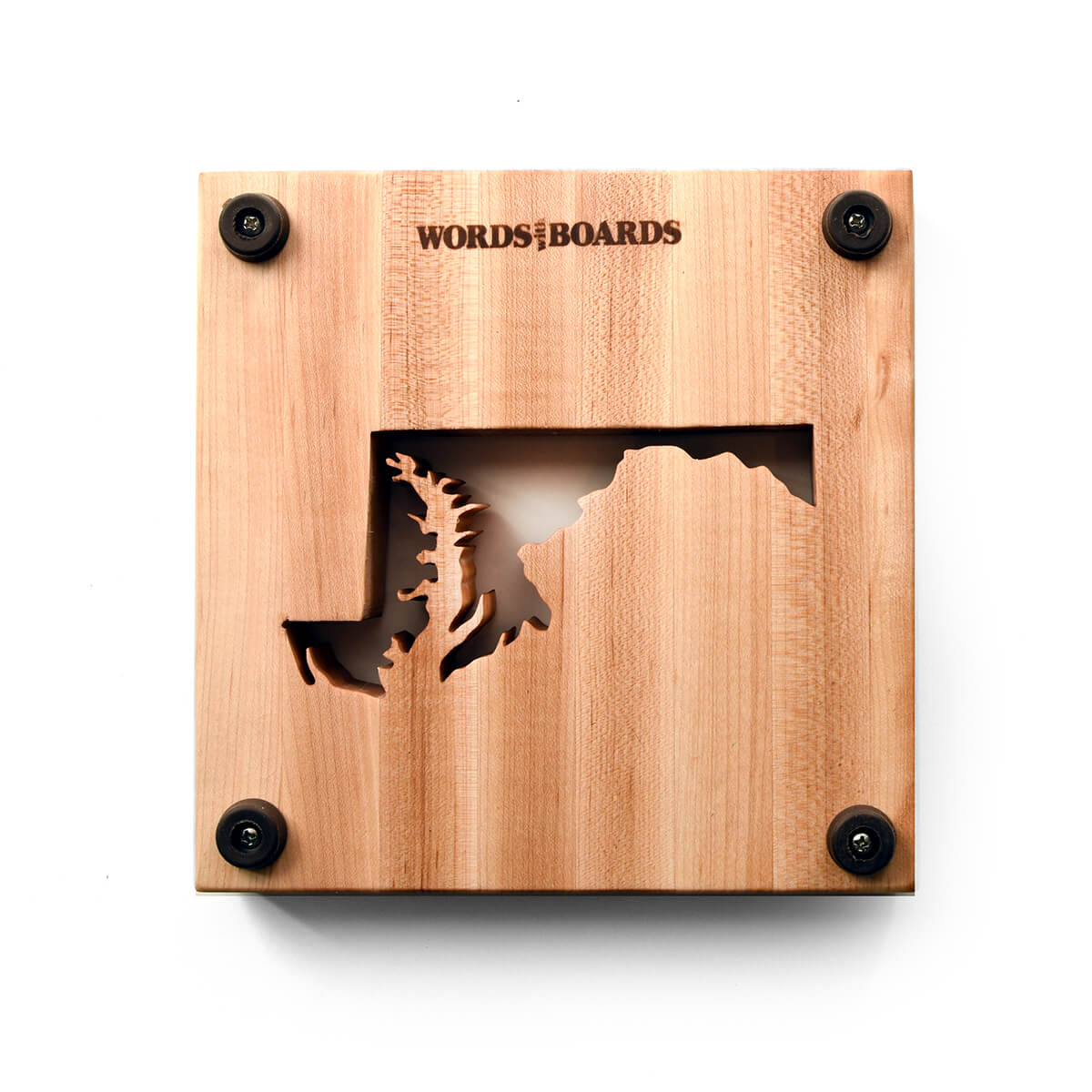 Maryland trivet, rubber feet on bottom