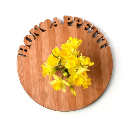 Round Cutting Board, 14"cherry