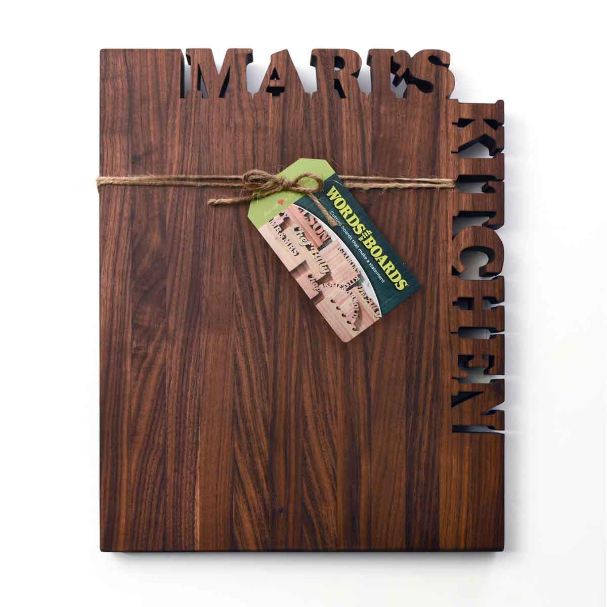 custom cutting boards, walnut 
