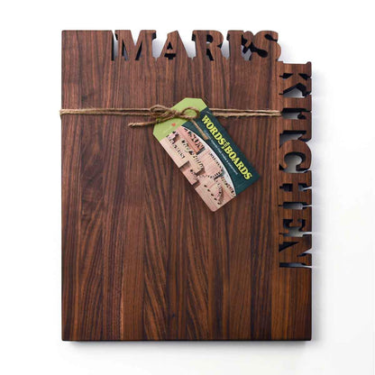 custom cutting boards, walnut 