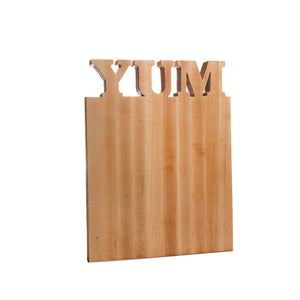 Fun wooden chopping boards -  kitchen cutting boards with YUM - Words with Boards - 2
