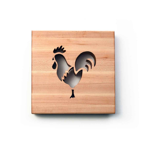 Rooster Trivet Words with Boards, LLC