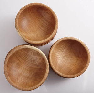 small wooden bowl- cherry wood