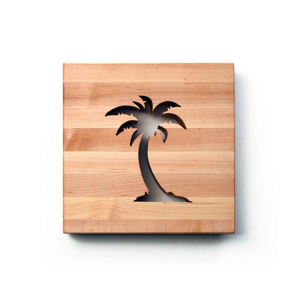 Tree Trivit Pattern Palm Tree Trivet - Words with Boards, LLC