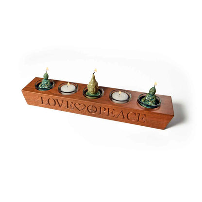 Wooden Candle Holder