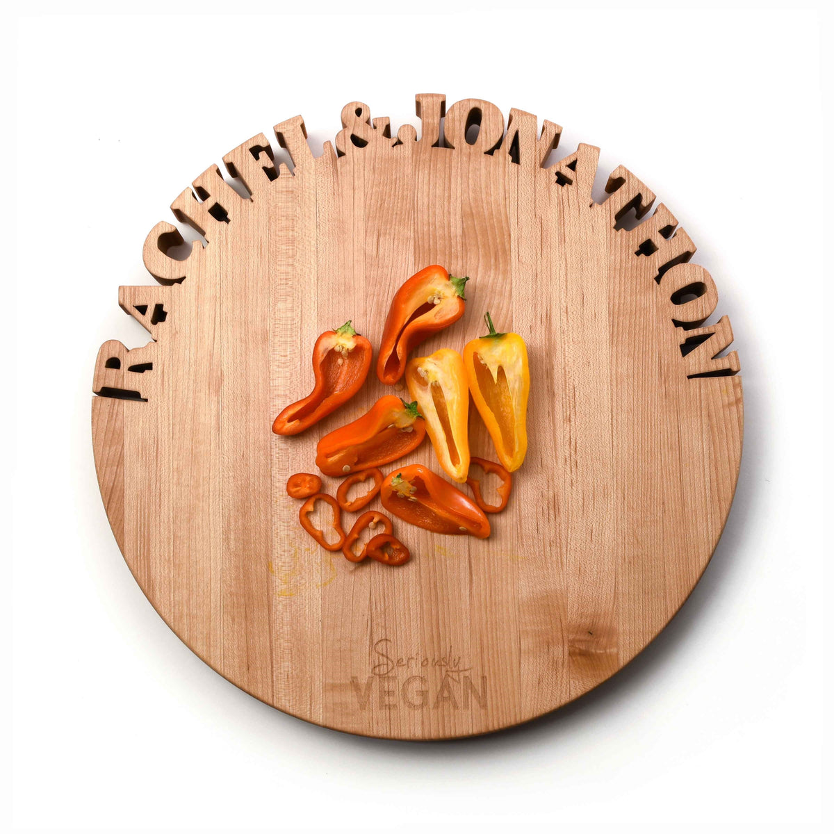 Round Custom Board ~ Seriously Vegan