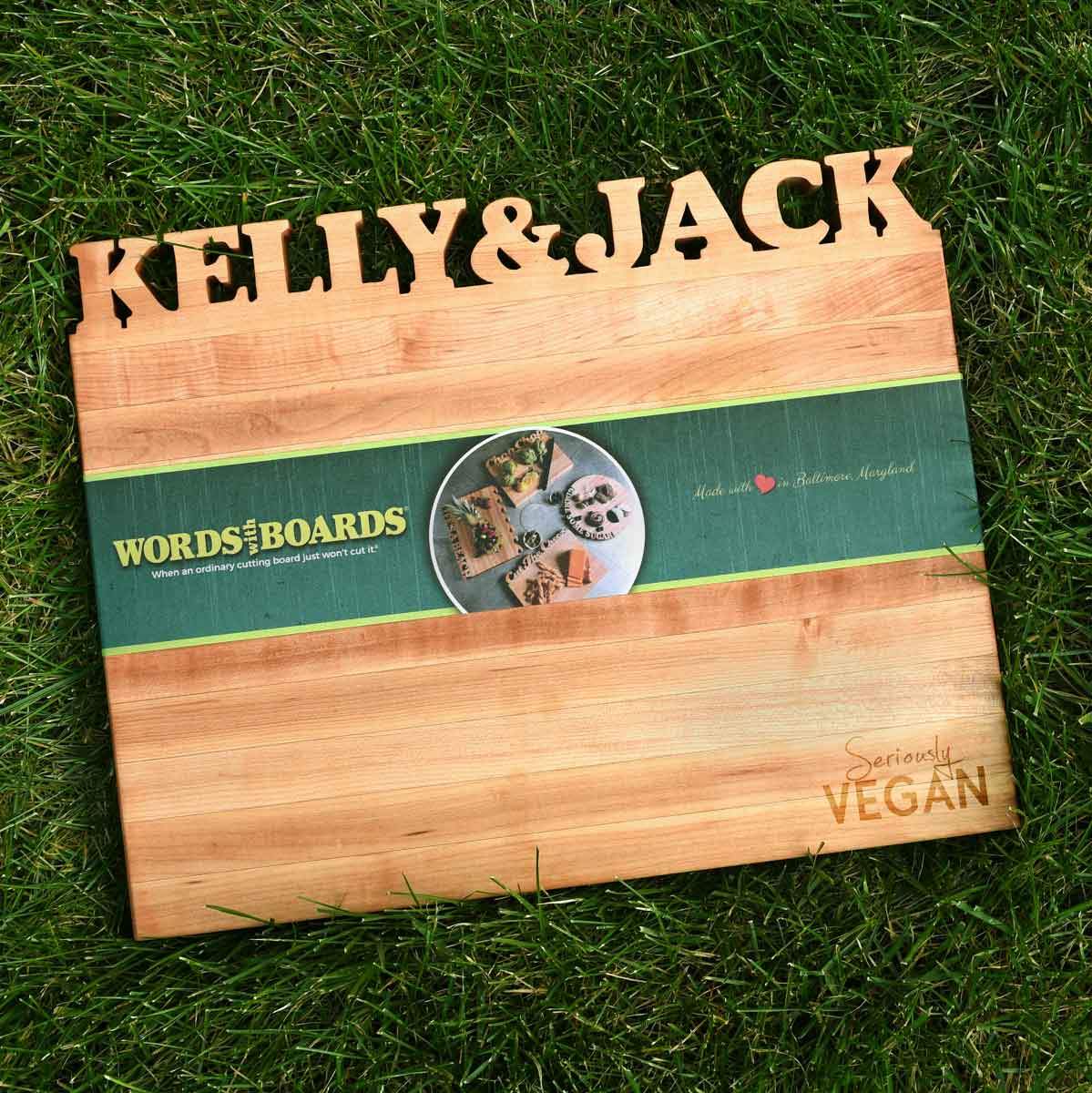 Vegan products - custom cutting boards