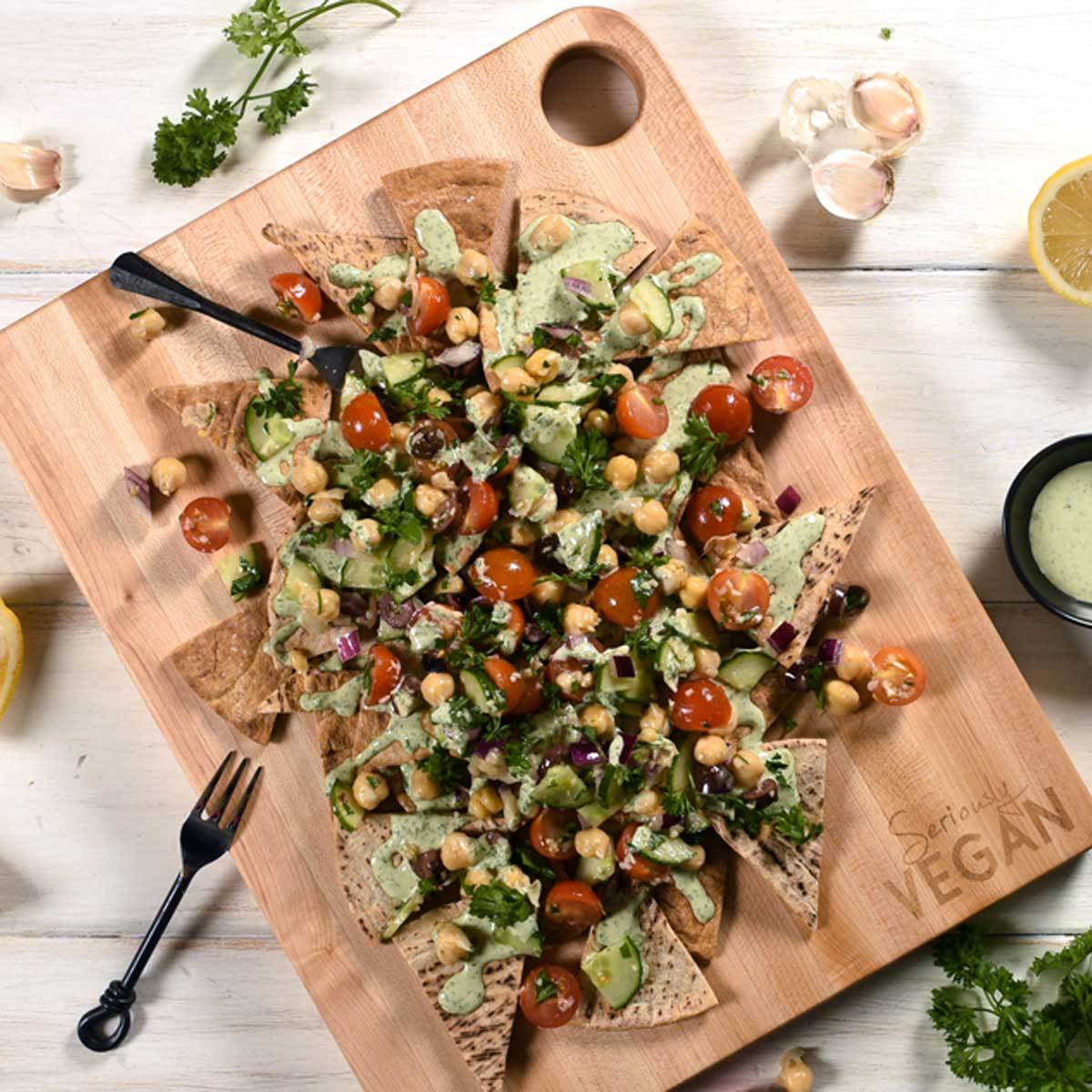 SERIOUSLY  VEGAN ~ Large Cutting Board