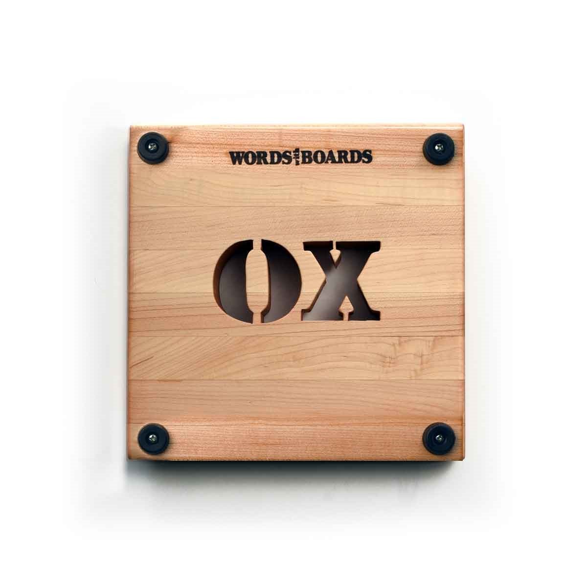 WOODEN TRIVETS, XO