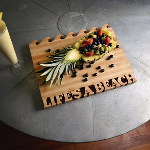 Cutting board - Life's a beach - Life is a beach with waves - Words with Boards
 - 3