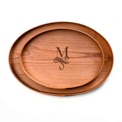 WOOD SERVING TRAY - 1